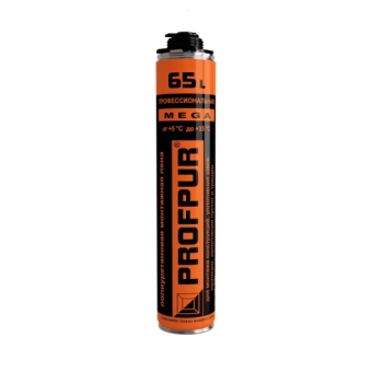 Пена профессиональная PROFPUR MEGA 65 всесезонная, 870 мл