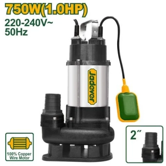 Насос дренажный 220-240V 750W 13m 300L/min; JDWPWA03 Jadever
