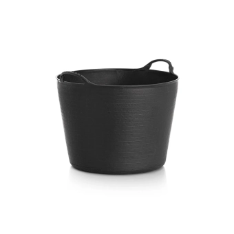 Гибкое ведро (корзина) CAPAZO Premium, 38 л (Черное)