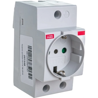 Розетка щитовая 2P+E 16A на DIN-рейку M1173 ABB