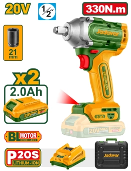 Аккумуляторный ударный гайковерт 20V 330Nm  JDCD1B33  Jadever
