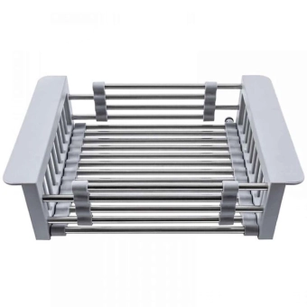 Раздвижная сушилка Коландер ZERIX для посуды BAS-01 GRAY (серый)