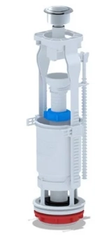 Арматура спускная металлизированная кнопка. Эконом. Aniplast 'WC7030MEU'