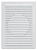 Вытяжная вентиляционная решетка из АБС-пластика с рамкой Era 1825R12F 18х25 D125 White