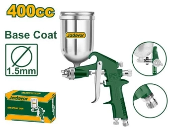 Пневматический краскопульт с металлической колбой 400мл; 3-4 Bar; Ø1.5мм; Jadever