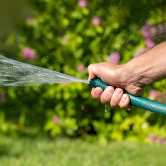 Шланг из ПВХ , армированный, зеленый, наружный d23мм (3/4") 100м