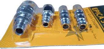 Набор быстросъемных адаптеров для компрессора 4шт; 1/4", Epica Star; EP-50638