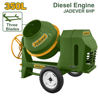 Бетономешалка дизельная 350L 6,0HP JDCM3U906 Jadever