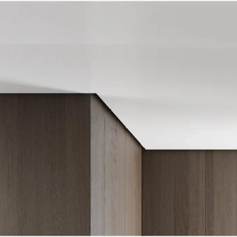 UB2, Теневой профиль для потолка, матовый черный, 2,5 м