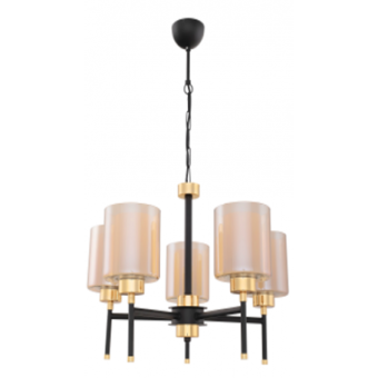 Люстра ZEMHERI 5*E27 Черная Lumina LED