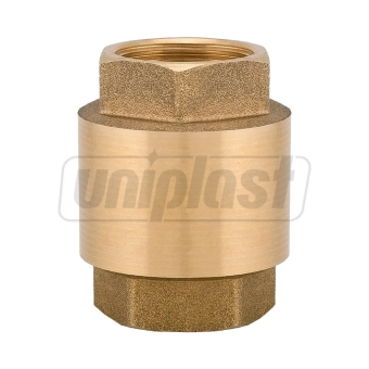 Обратный клапан пружинный Ø1/2" М/М бронзовый (пластиковый шток) PN12 103 ITAP