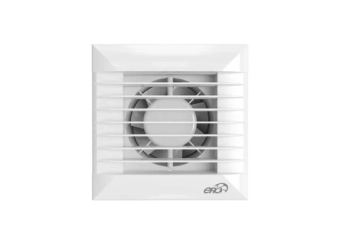 Вентилятор вытяжной осевой EURO 4A Ø100, белый, с подвижными жалюзи, ERA