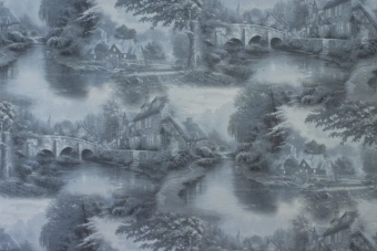 ОБОИ ЭШТ 2-1462 Сад декор (голубо-серый)