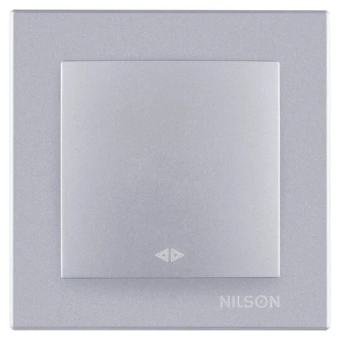 Выключатель перекрестный 1P Silver ALEGRA NILSON