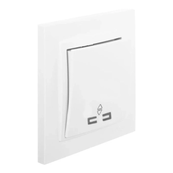 Выключатель проходной 1 клавишный с подсветкой Despina 102-190025-110