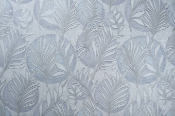 Виниловые обои на флизелиновой основе LS Папоротник ДХV-1591/5 серо-фиолетовый 10,05 x 1,06 м