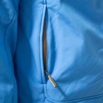 Куртка рабочая, с защитным слоем, 94% полиэстер / 6% спандекс (софтшелл),синяя, M Profmet