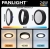 Спот LED накладной/встраиваемый 24W 3CCT круглый черный IP20 190*230*26.5 PANLIGHT PL-UL24UPB3CCT