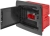 Корпус пластиковый на 8 модулей e.plbox.pro.w.08b.black встроенный, черный с непрозрачными дверями IP40