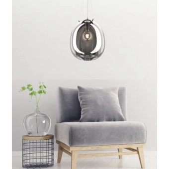 Люстра  MOON P19066B-D25 1*E27 60W metal chrome LuminaLED