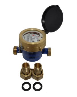 Водомер Ø15 - DS-SRP, R-160 (класс С) Qn1.5m-2.5m3/h (с возможностью дистанционного снятия показаний)