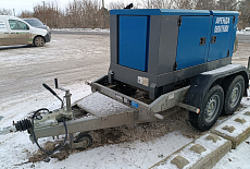 Дизель-генератор в аренду! На прицепе! 35kW