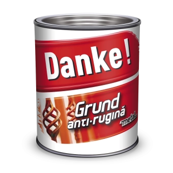 Грунтовка антиржавчина DANKE Grund 0.7л; Цвет: Серый