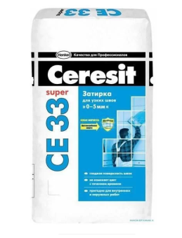Затирка цементная для швов Ceresit CE33 №40 Жасмин - 5 кг