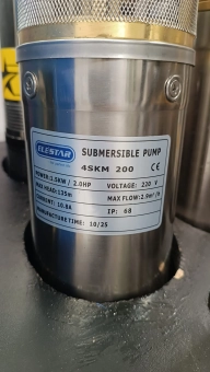 Скважинный насос 2HP 1.5KW 4SKM 200; Elestar 