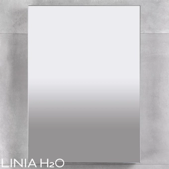 Шкаф-зеркало для ванной комнаты Bayro Dorado 500*700мм Правое открывание; Белый