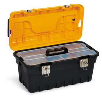 Ящик для инструментов с пластиковыми замками "Strongo" Profmet 233x458x247 мм