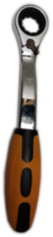 Накидной ключ с трещоткой, переключатель вращения, пластиковая рукоять, 27мм, EP-20568, Epica Star