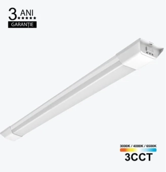 Светильник LED Batten 20W белый 3CCT IP20 2400lm Ra80 230V 600x65x25mm PL-FPT20L-3CCT