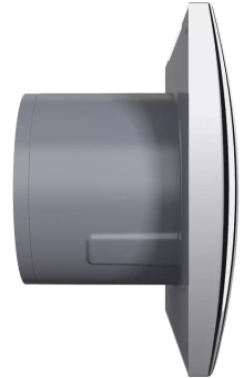 Дизайнерский вытяжной вентилятор с обратным клапаном DICITI AURA 4C D100 Chrome