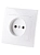 Розетка 2P 10A белая LUNA 1000kW