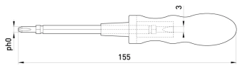 Индикатор-отвертка e.tool.test07 190х4,5хph1 прямой-крестовой АС100-500В
