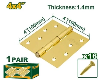 Петли пара 100*100*1,4 мм JDYD1540 Jadever