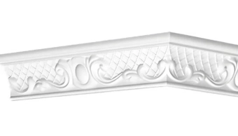 Плинтус потолочный DP 27*60 28*53*2000 мм, экструдированный полистирол 