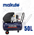 Профессиональный воздушный компрессор 5050BM Makute 50L 3,7kW 5 HP, 220V, 206л/мин, 8 бар