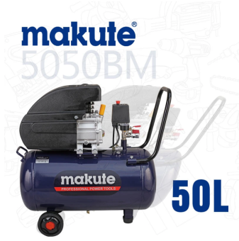 Профессиональный воздушный компрессор 5050BM Makute 50L 3,7kW 5 HP, 220V, 206л/мин, 8 бар