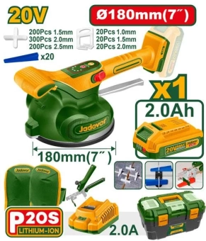 Плиточный вибратор на аккумуляторе 20V D180mm  JDTVM1D185 Jadever