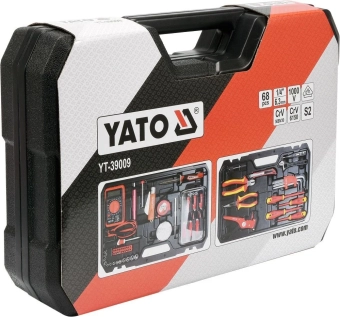 Набор инструментов YATO YT-39009, для электрика, 68 предметов