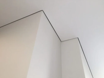 Профиль скрытого типа для потолка, UB1, матовый черный, 2,5 м