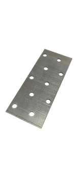 Пластина крепежная 40*100*2,0мм, цинк