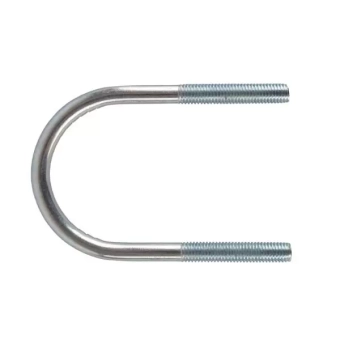 Болт-скоба U-образный, тип А, d-82мм, h-125мм, длина резьбы-50мм/M12 