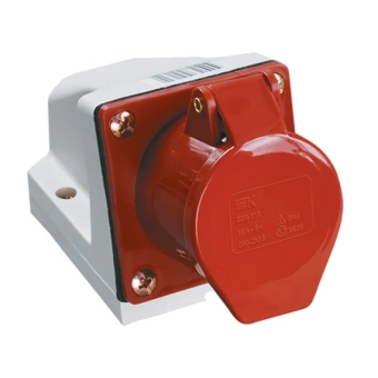 Розетка 124 32A 3P+E 380V IP44 TDM