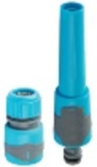 Комплект из 2 регулируемых шланговых насадок с соединителем 3/4"