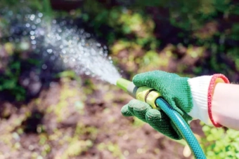 Шланг садовый ПВХ 5/8" (Øin16*out20мм) 50м; зелёный сверху / черный внутри; Orientflex