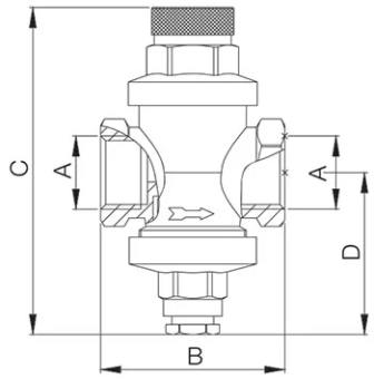 Редуктор давления Koer KR.1252 1/2”
