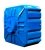 Емкость пластиковая 100 л квадратная (синяя)+ штуцер ½ 49x49x57